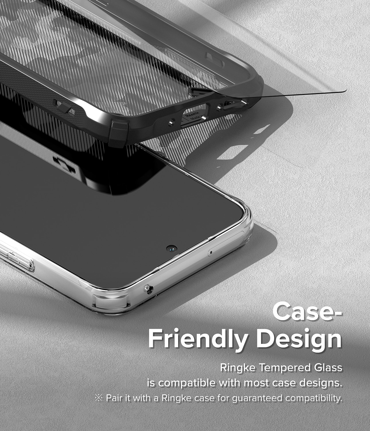 Samsung Galaxy A54 Skärmskydd i glas med monteringsverktyg (2-pack)