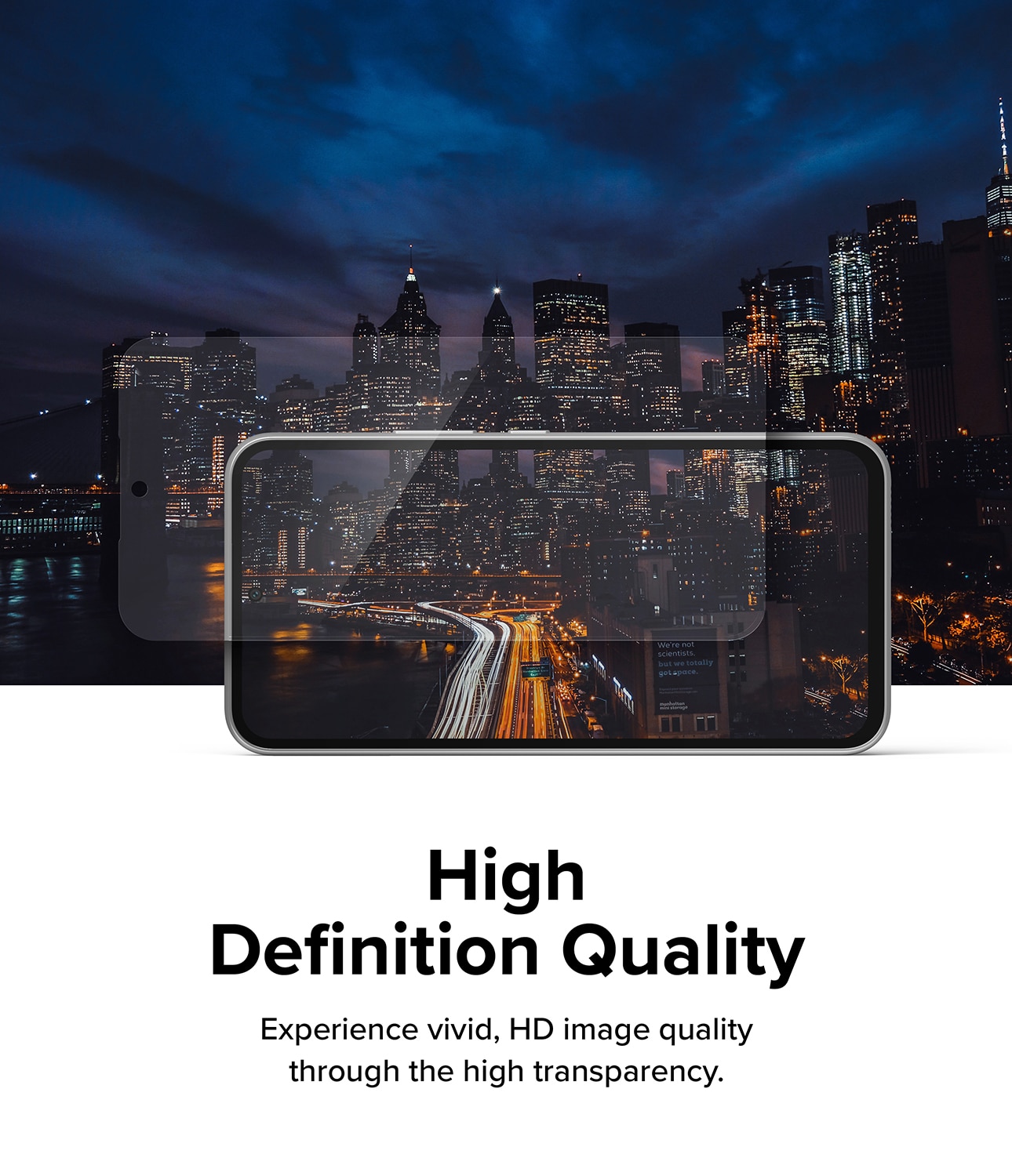 Samsung Galaxy A54 Skärmskydd i glas med monteringsverktyg (2-pack)
