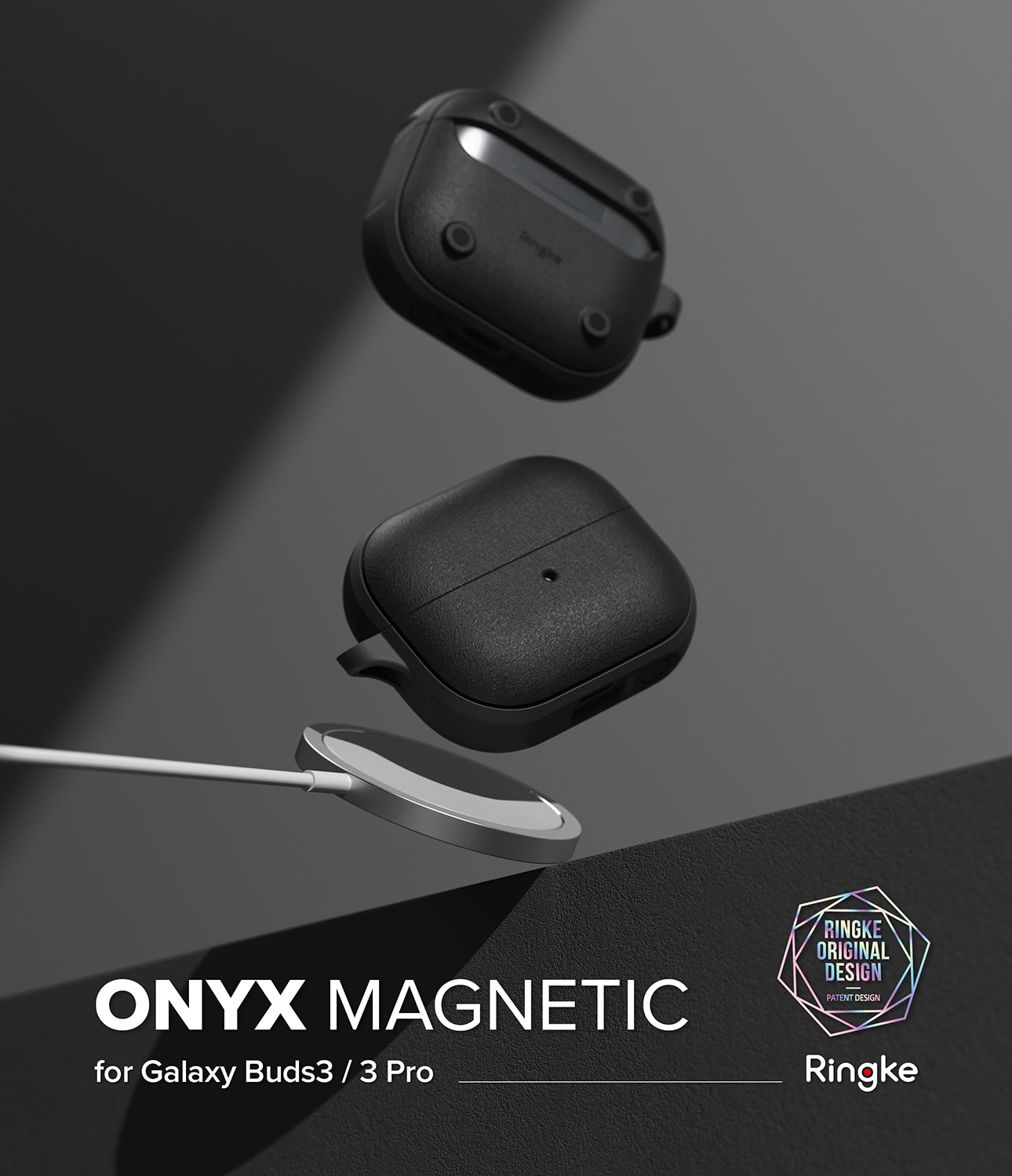 Samsung Galaxy Buds 3 Onyx MagSafe Skal, svart