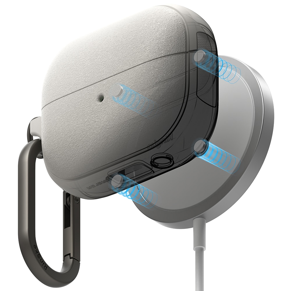 Samsung Galaxy Buds 3 Onyx MagSafe Skal, Warm Gray