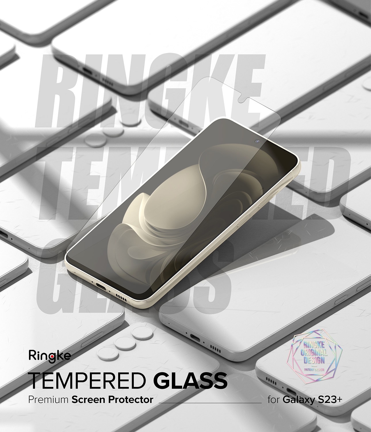 Samsung Galaxy S23 Plus Skärmskydd i glas med monteringsverktyg (2-pack)