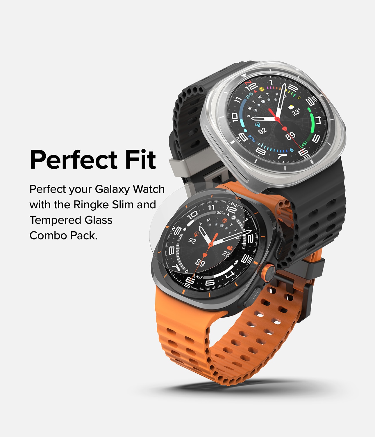 Slim Case+Glass Combo Samsung Galaxy Watch Ultra 47mm 