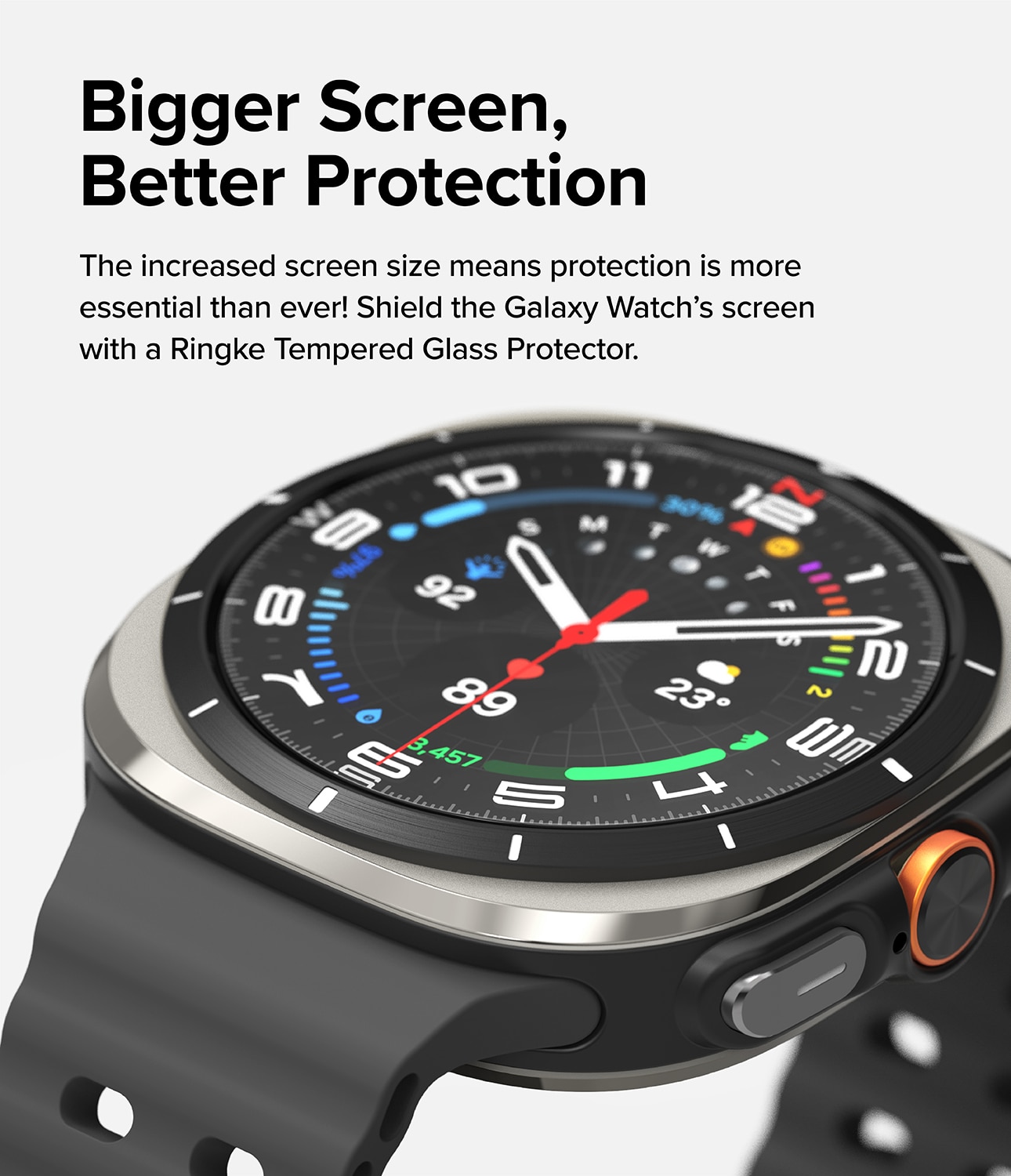 Samsung Galaxy Watch Ultra 47mm Skärmskydd i glas (4-pack)