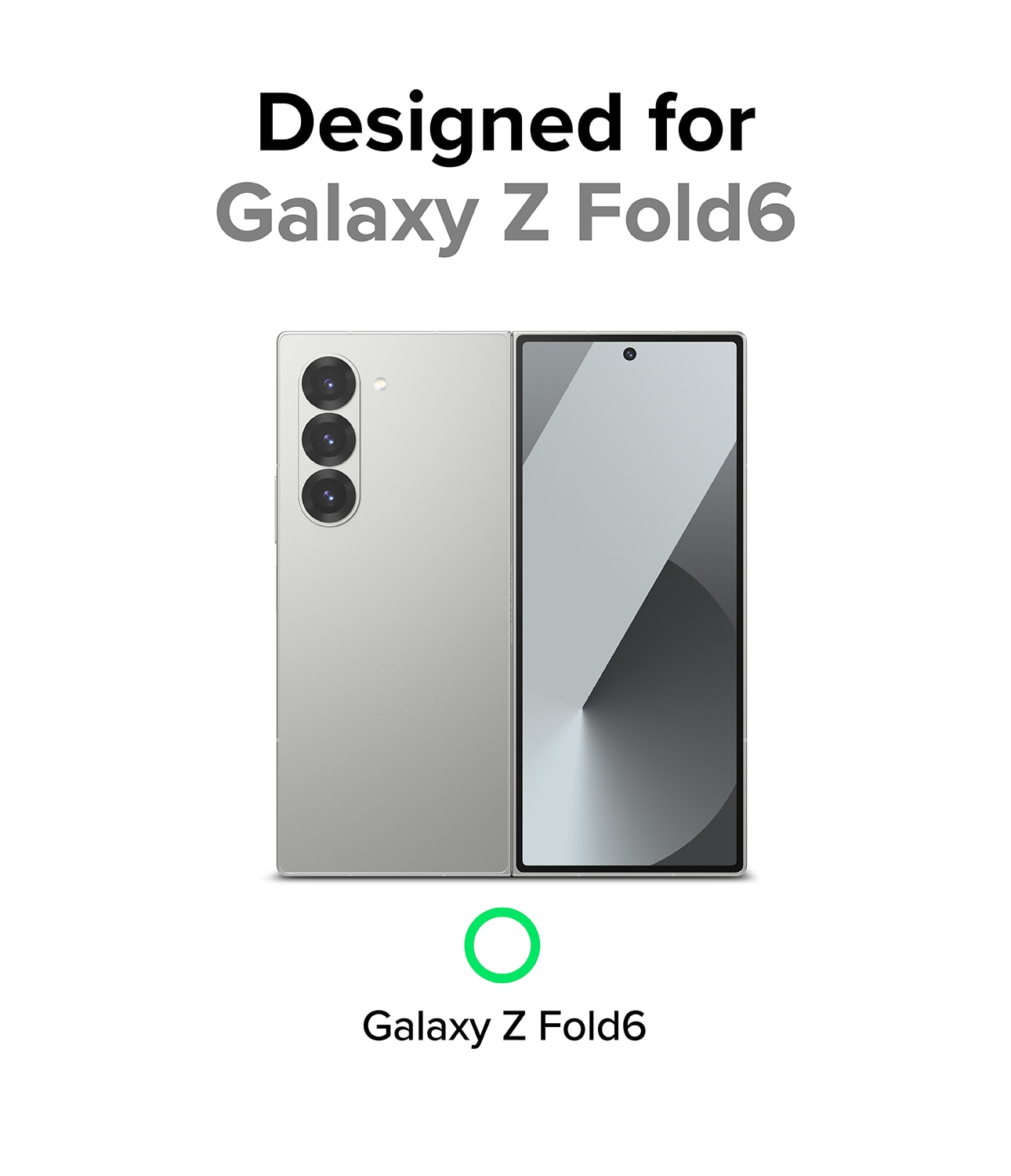 Samsung Galaxy Z Fold 6 Fusion skal, genomskinlig