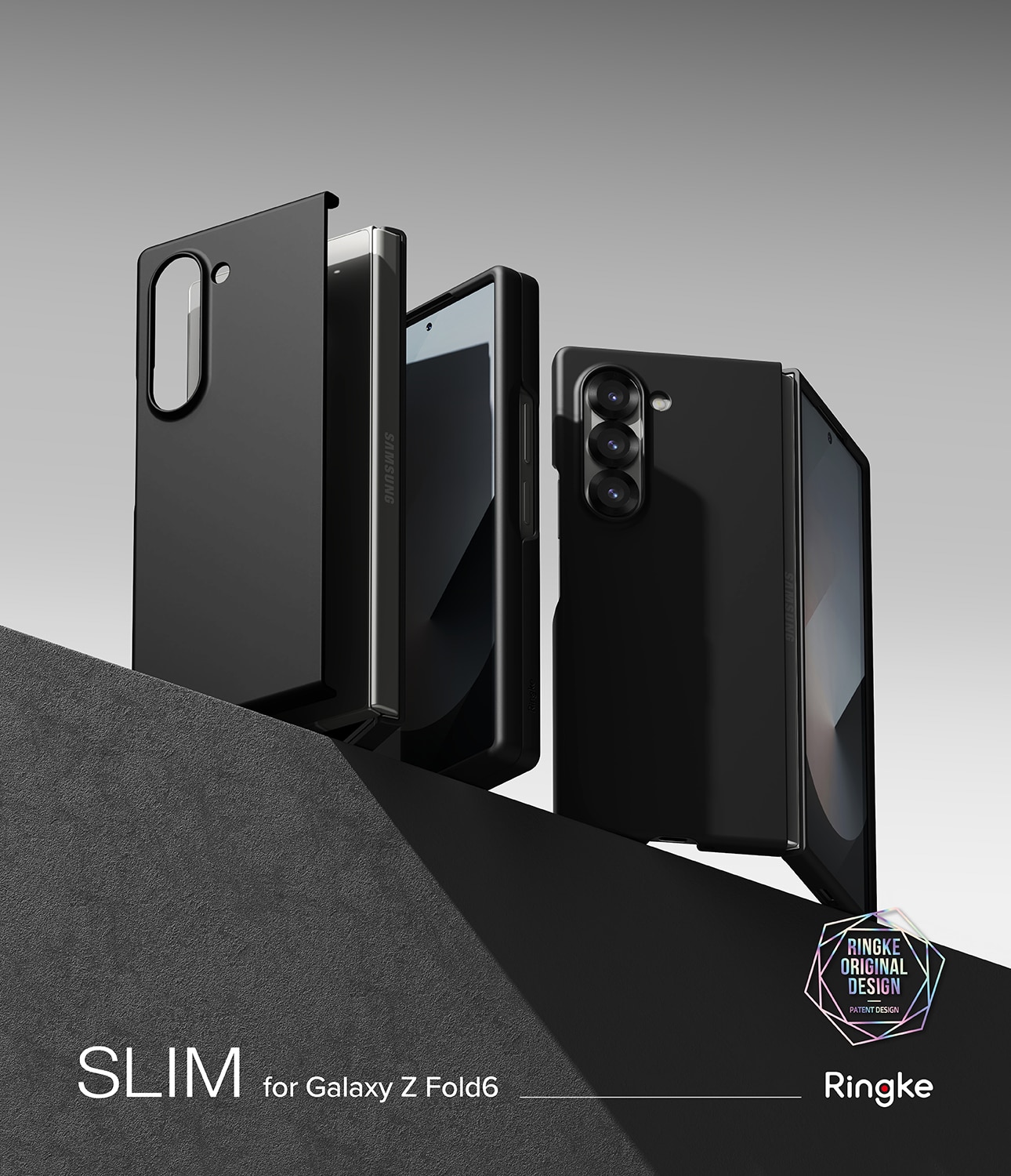 Samsung Galaxy Z Fold 6 Slim Skal, svart