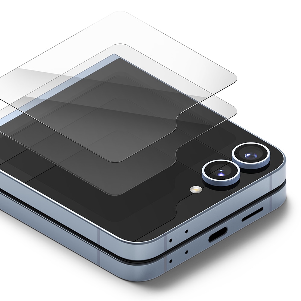 Samsung Galaxy Z Flip 6 Ytterskärmskydd i glas (2-pack)