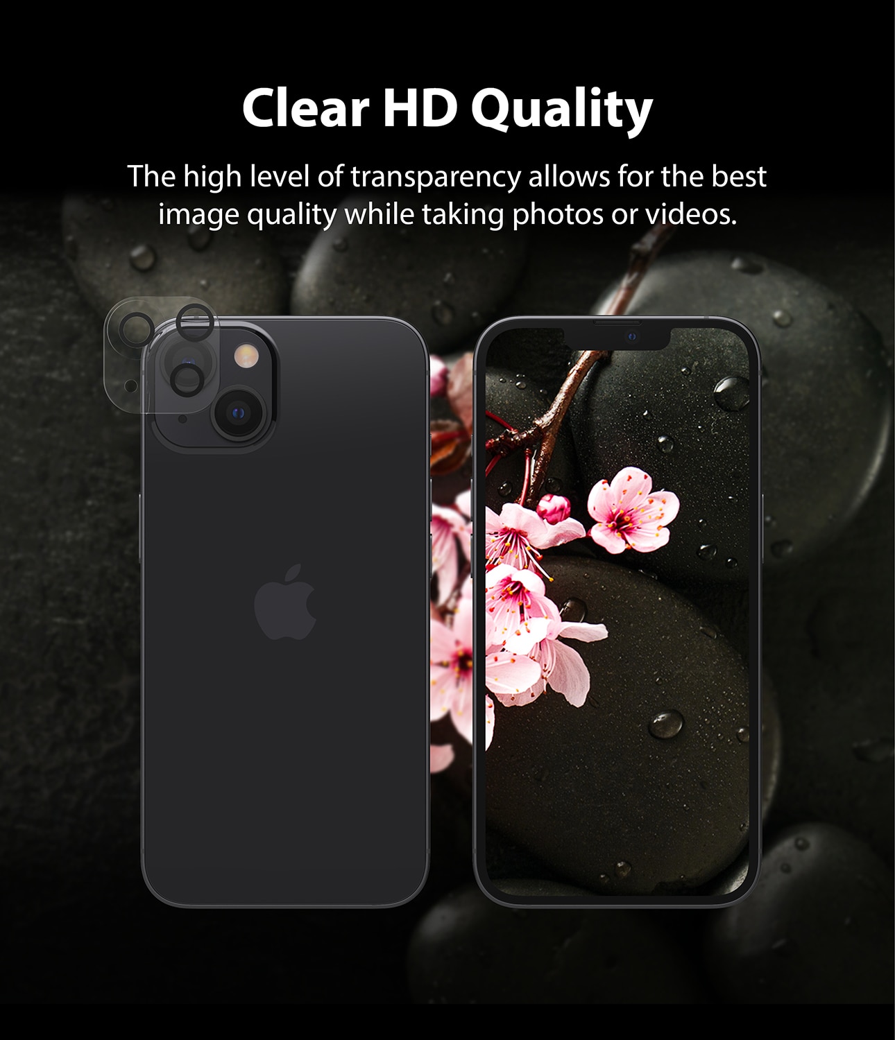 iPhone 13 Mini Kameraskydd i glas (2-pack)