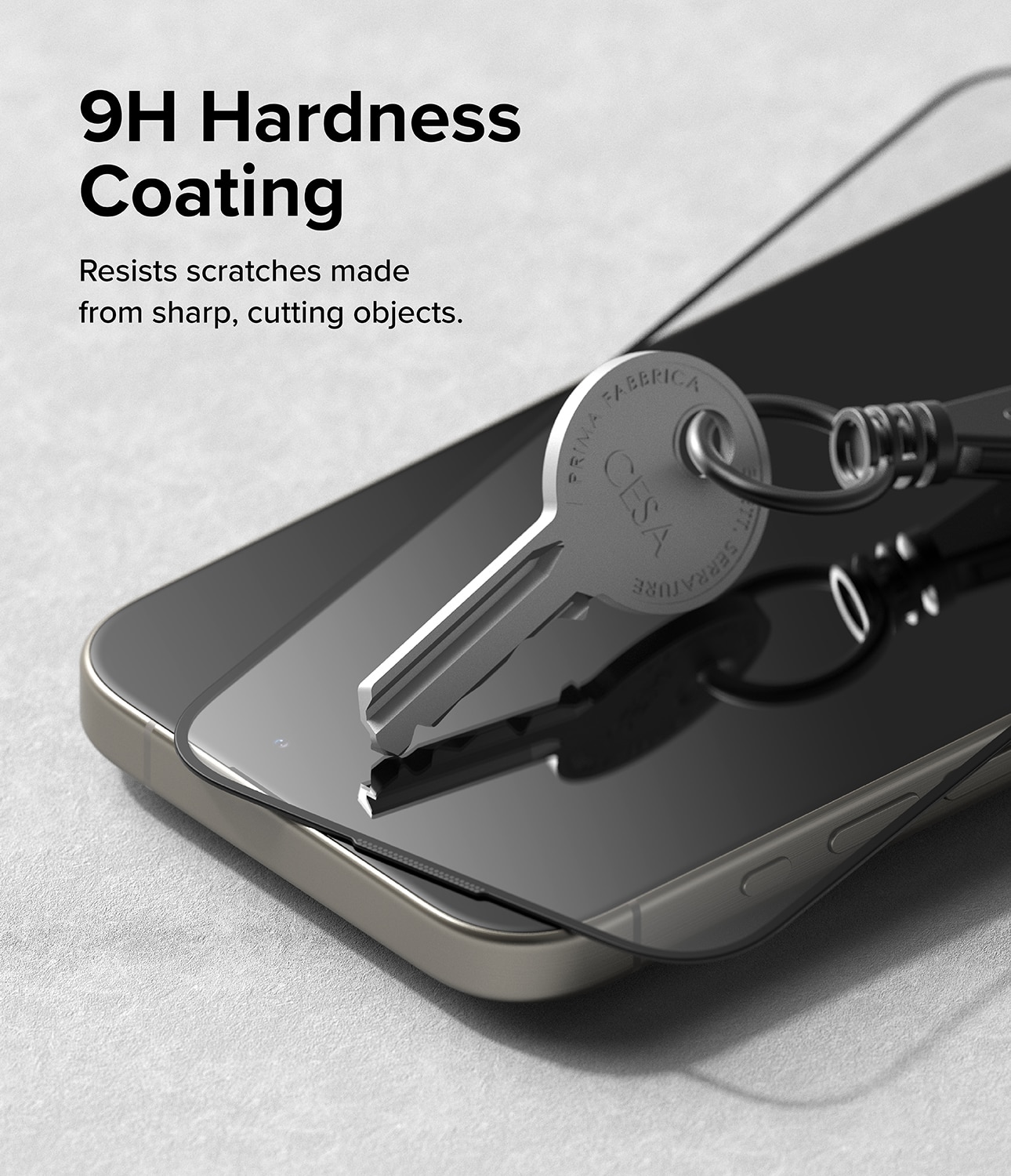 iPhone 15 Pro Max Skärmskydd i glas med monteringsram (2-pack)