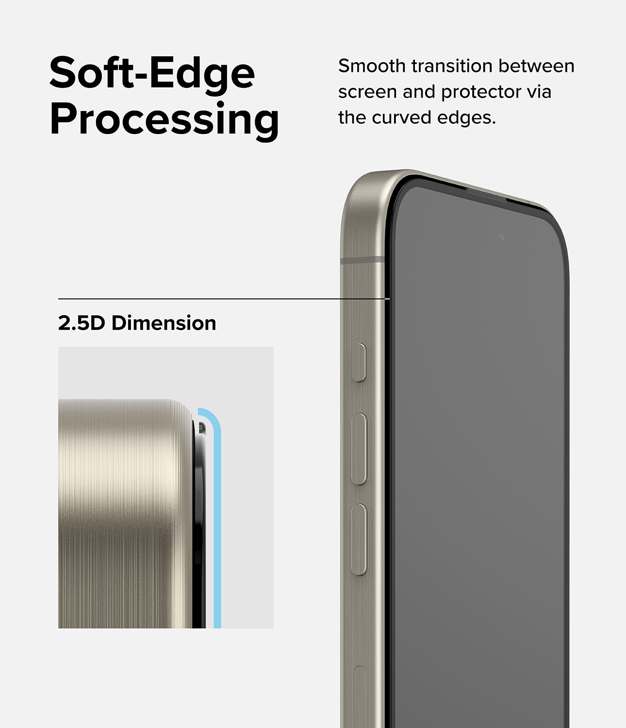 iPhone 15 Pro Max Skärmskydd i glas med monteringsram (2-pack)
