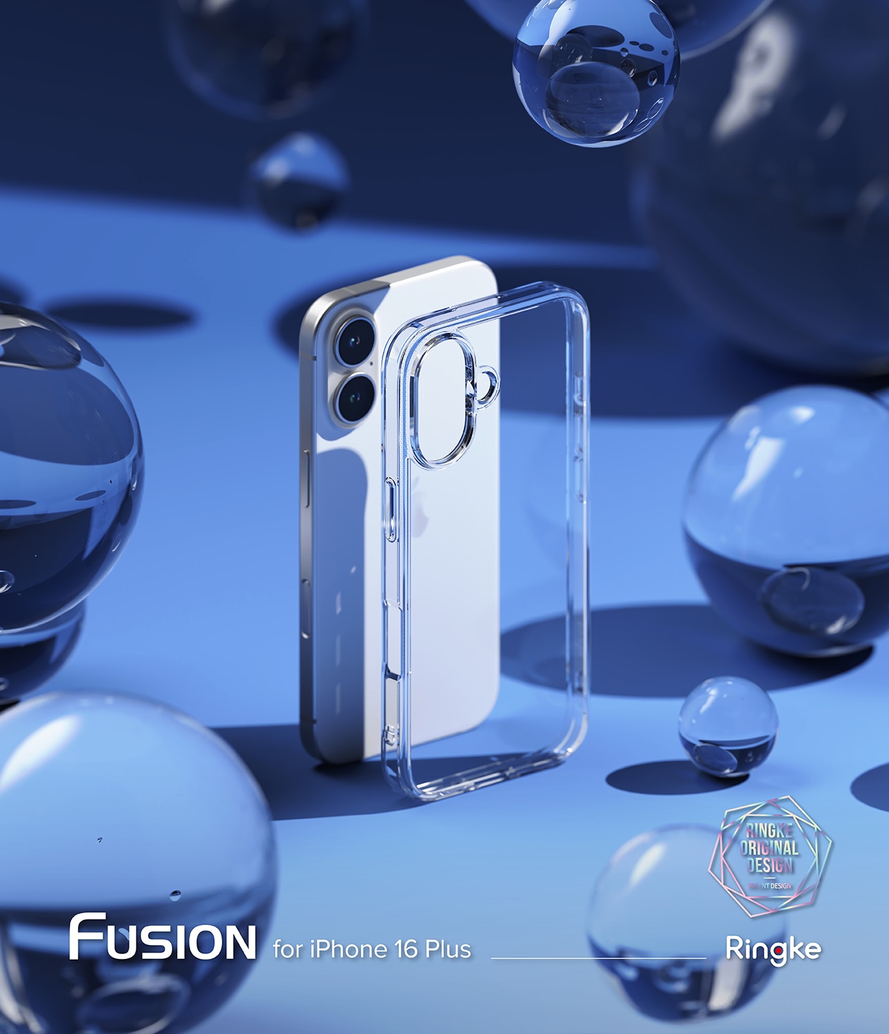 iPhone 16 Plus Fusion skal, genomskinlig