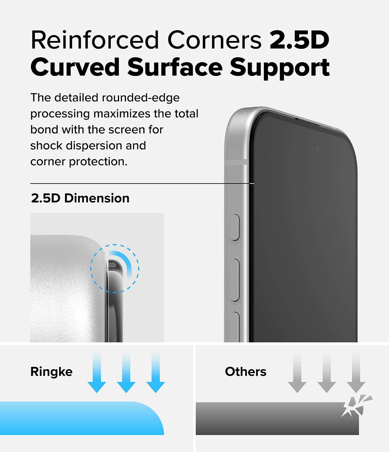 iPhone 16 Skärmskydd i glas med monteringsram (2-pack)