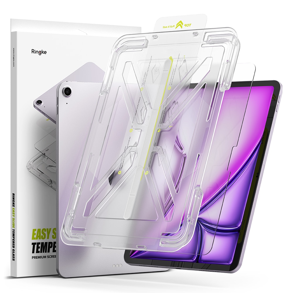 iPad Air 11 6th Gen (2024) Skärmskydd i glas med monteringsram