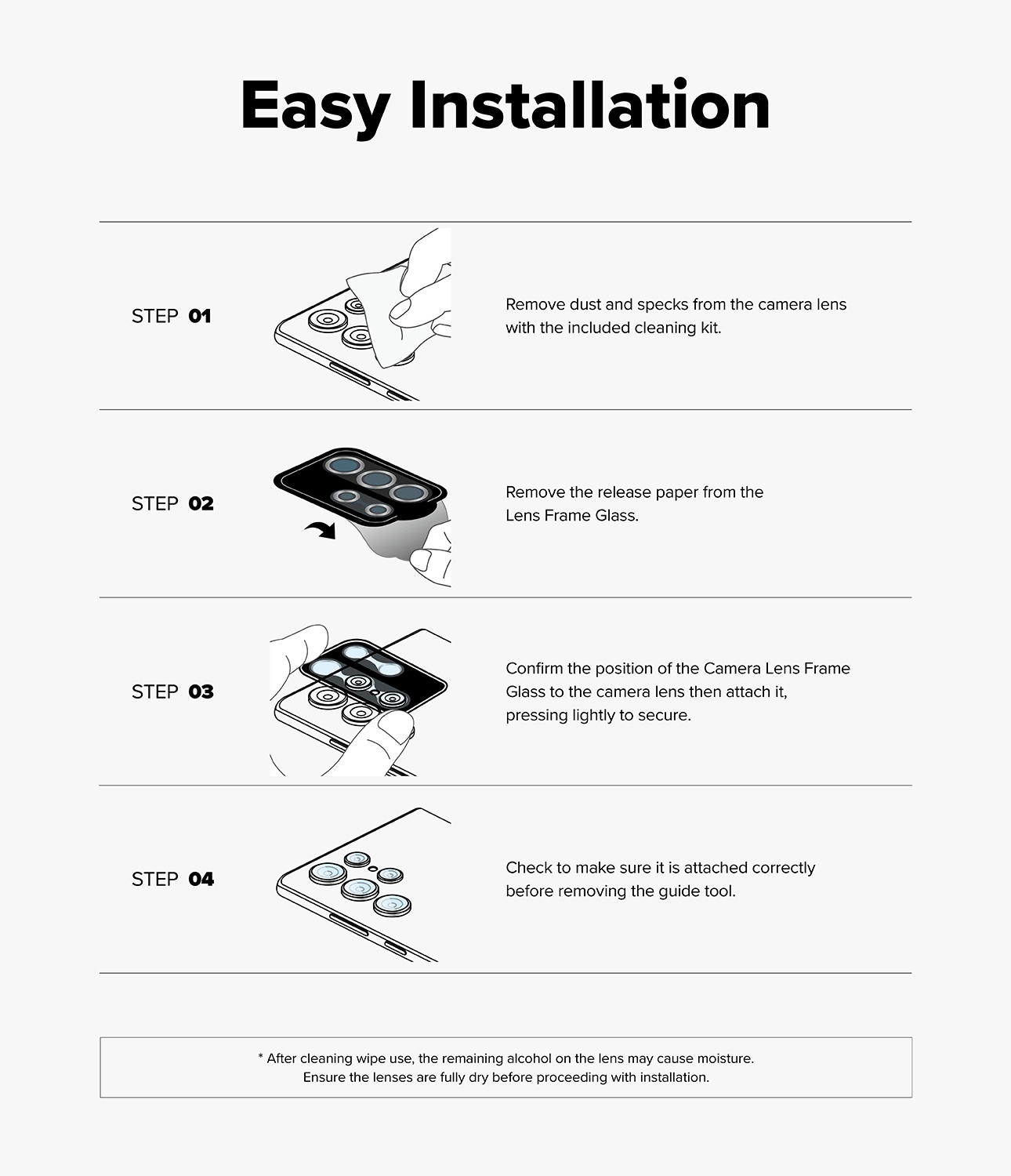 iPhone SE 4 2-pack Linsskydd med aluminiumram, svart