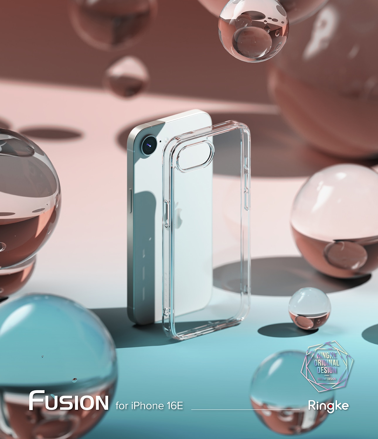 iPhone 16e Fusion skal, Clear