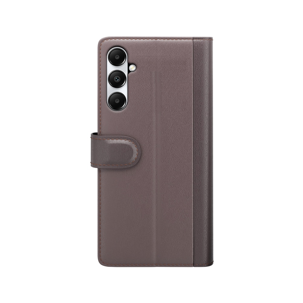 Samsung Galaxy A05s Plånboksfodral i Äkta Läder, brun