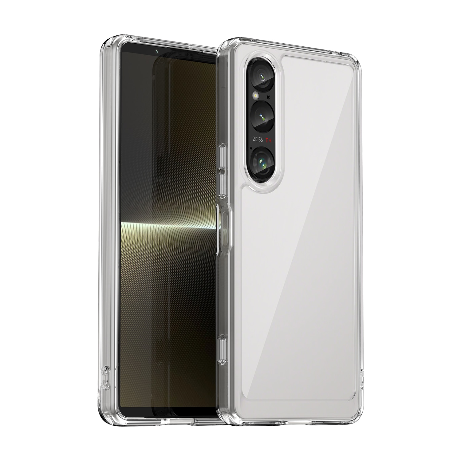 Sony Xperia 1 VI Crystal Hybrid-skal, transparent