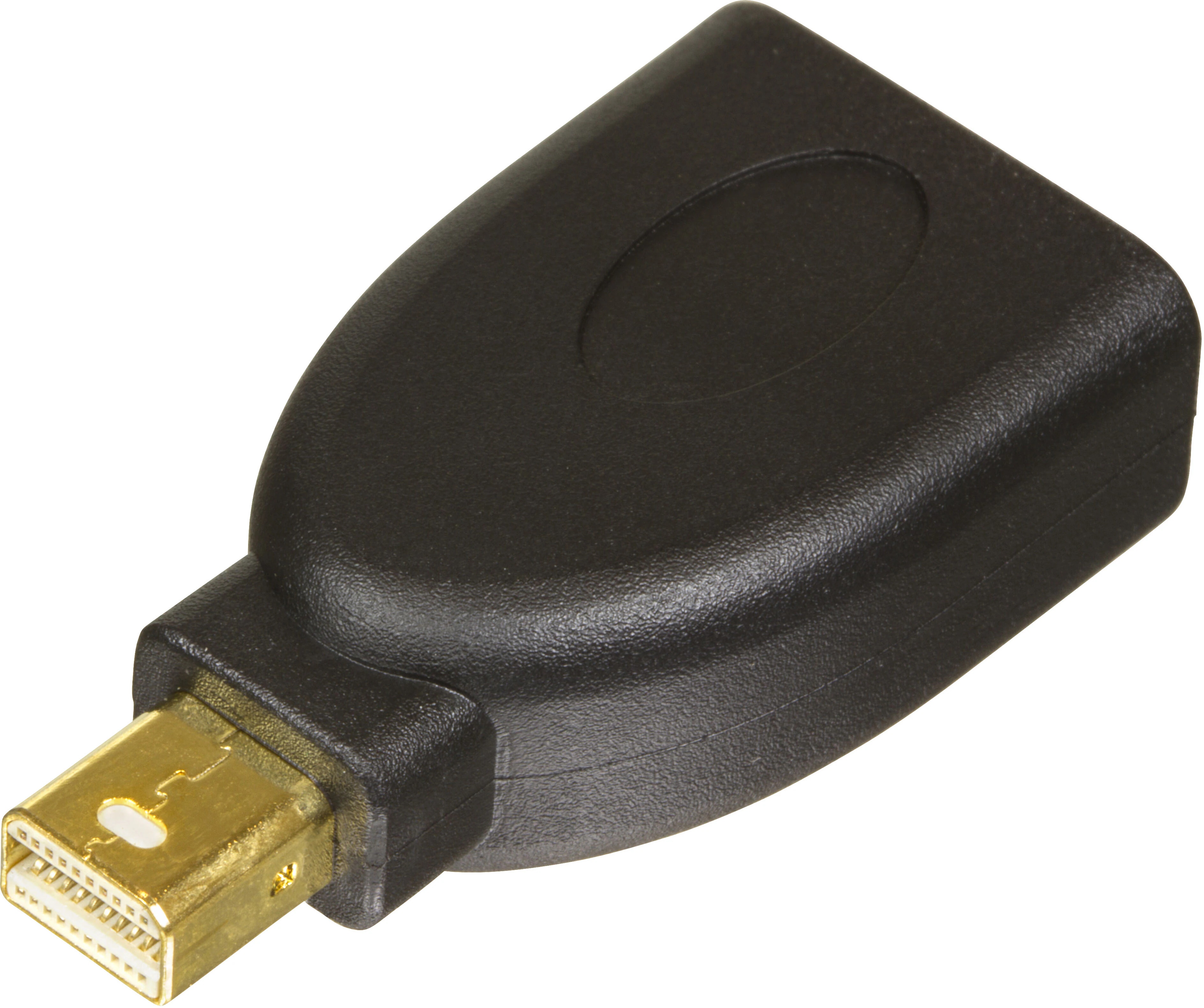 Mini DisplayPort till DisplayPort-adapter Ultra HD, svart