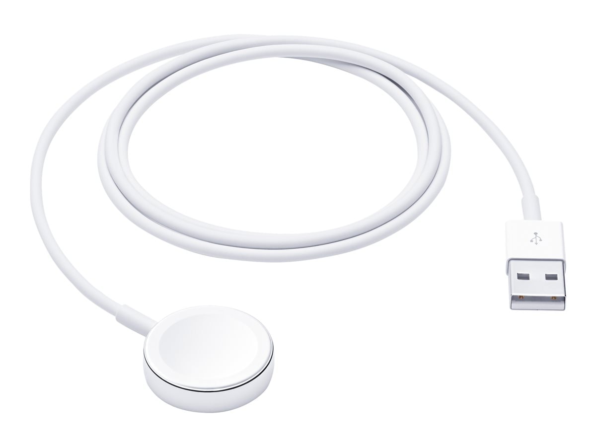 Apple Watch till USB-A Magnetisk laddningskabel 1m, vit