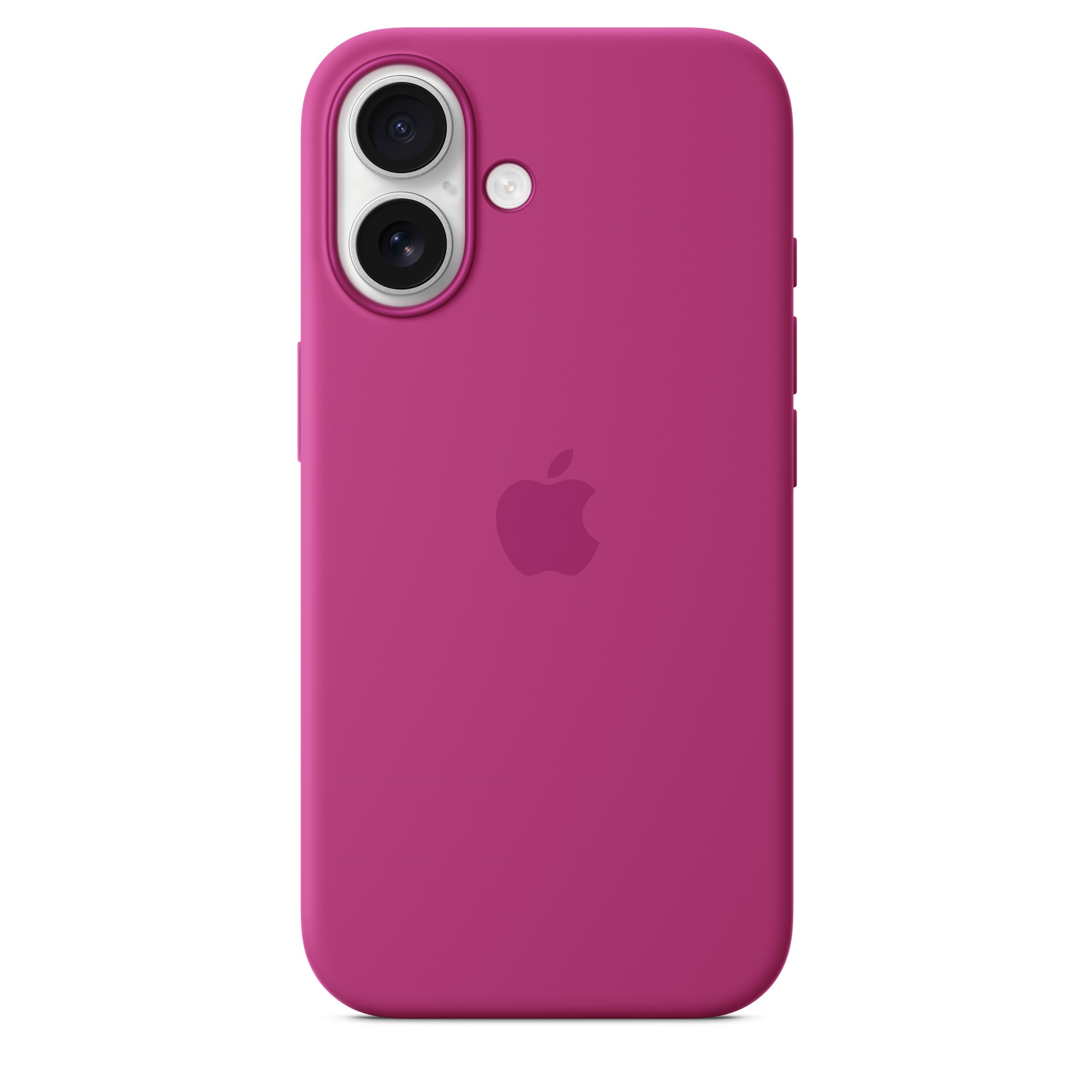 iPhone 16 Silikonskal med MagSafe, Fuchsia