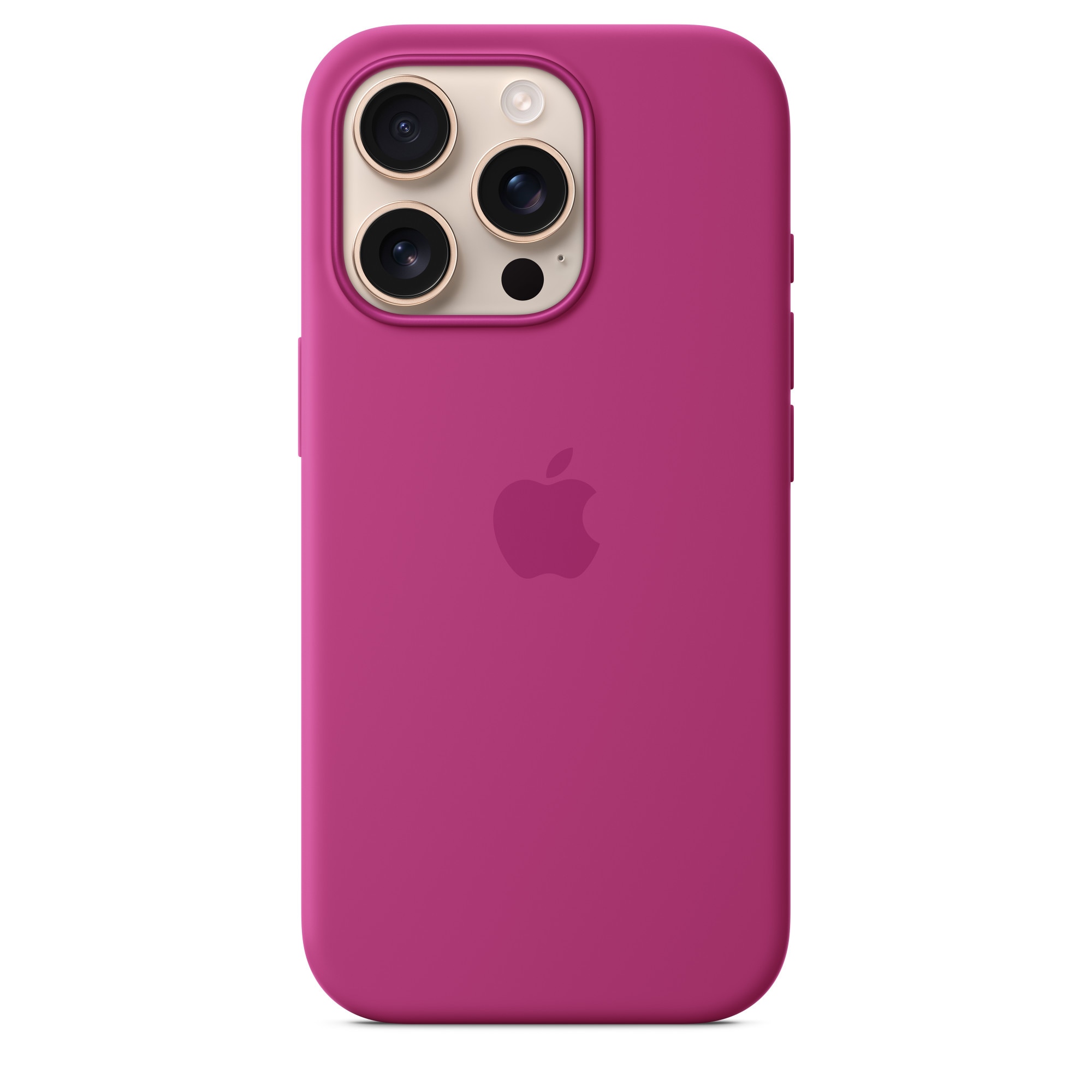 iPhone 16 Pro Silikonskal med MagSafe, Fuchsia