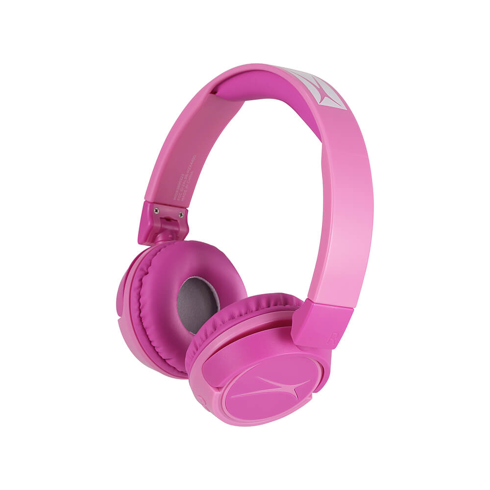 Trådlösa On-Ear 2in1 hörlurar för barn, rosa