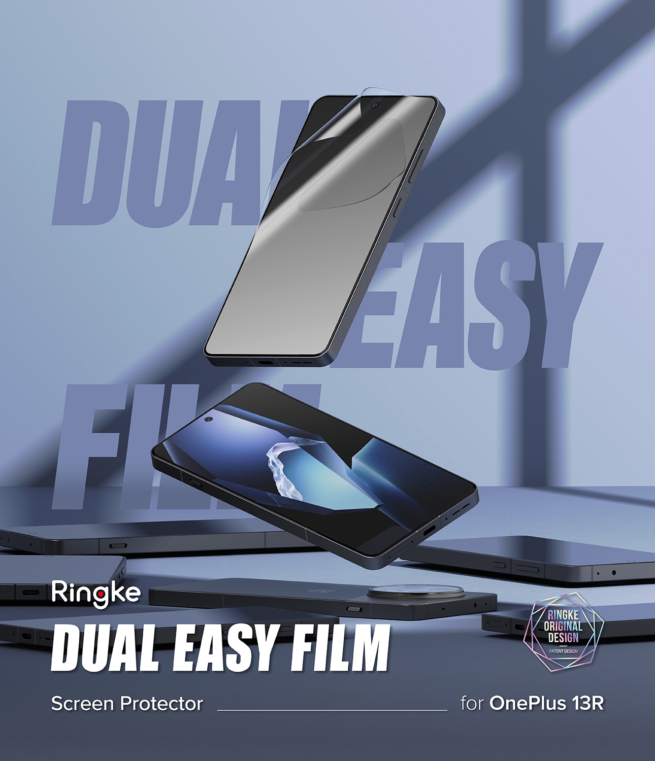  OnePlus 13R Skärmskydd skyddsfilm - Dual Easy (2-pack)