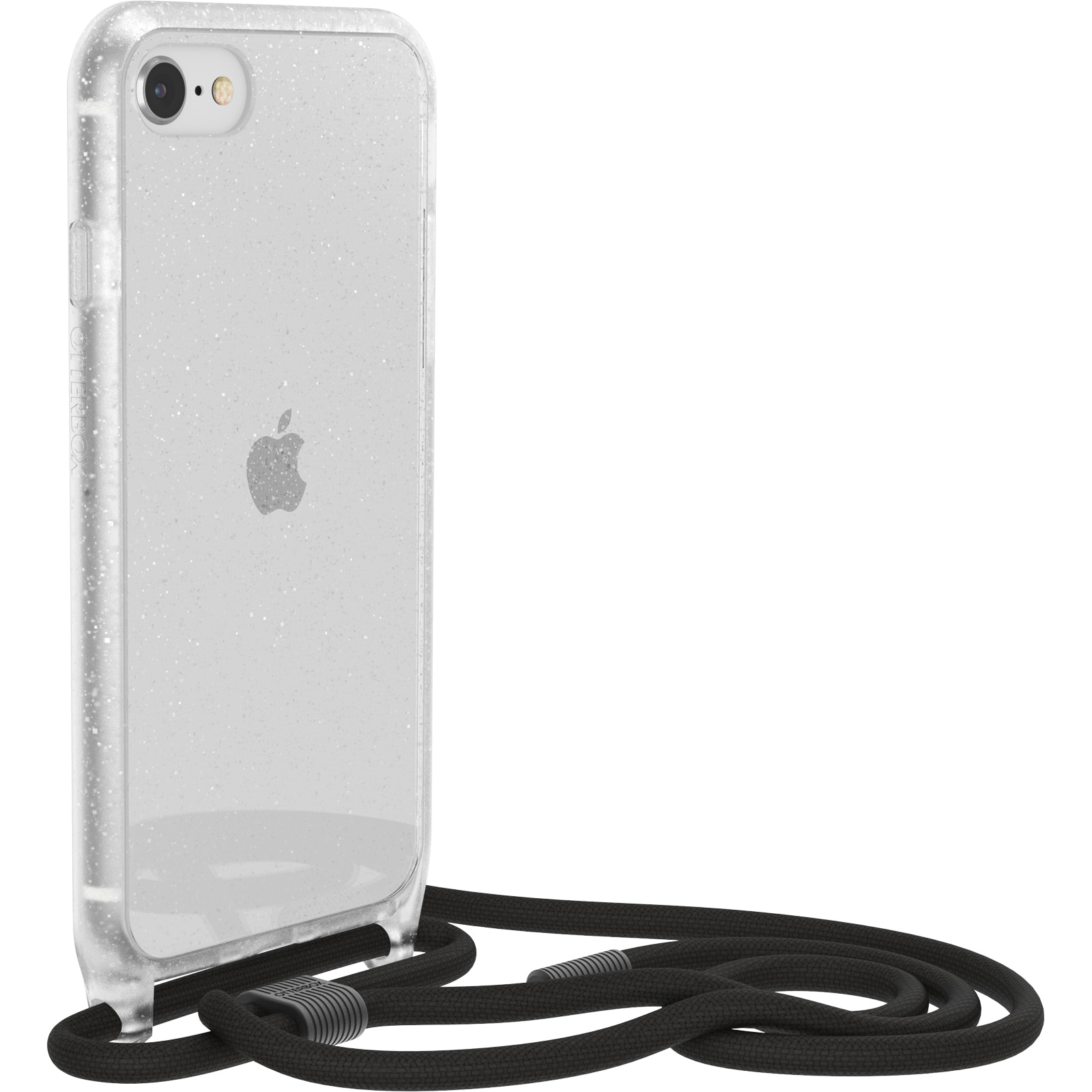 iPhone SE (2020) Skal med halsband React Necklace, glitter