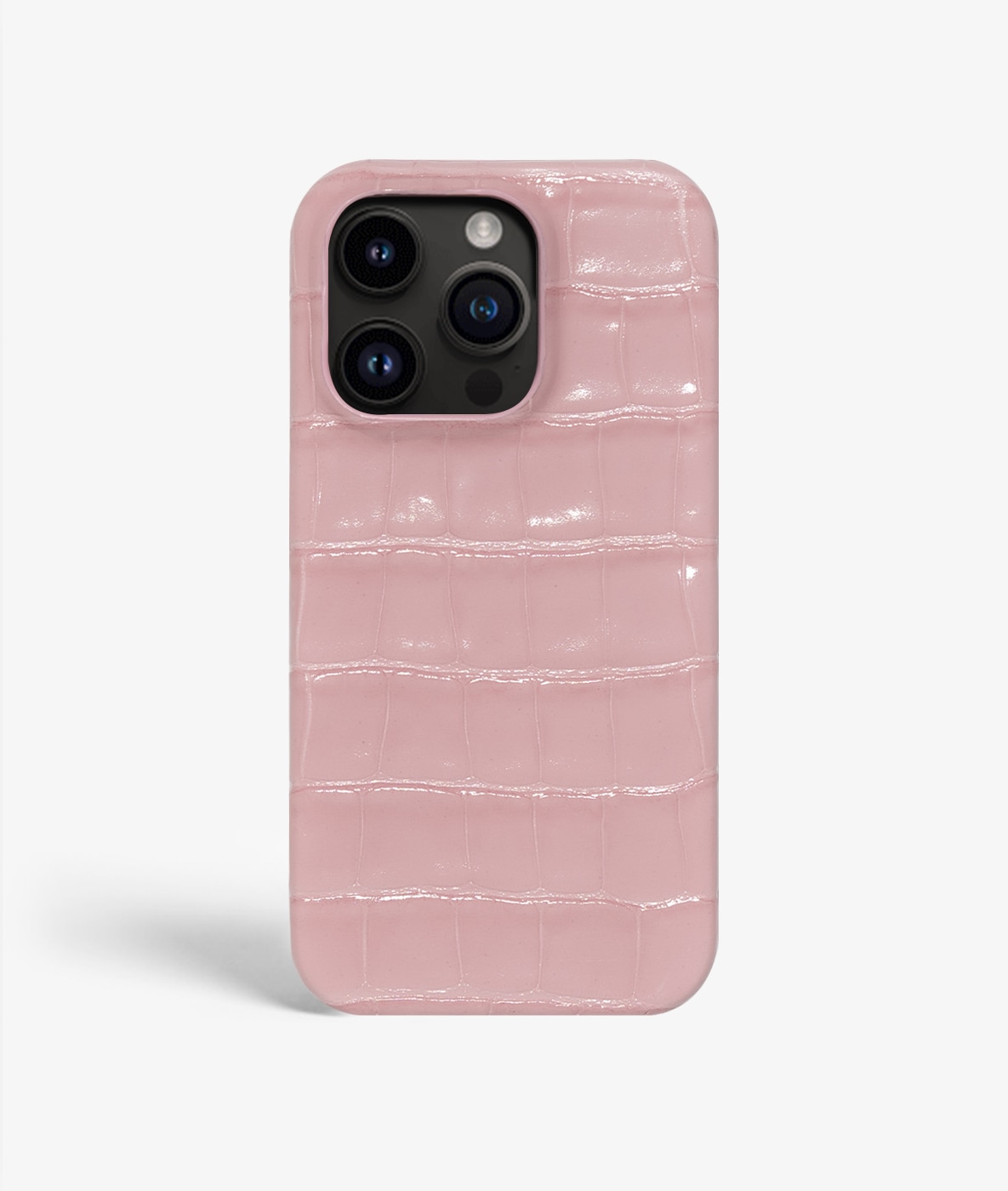 iPhone 14 Pro Max Skal Croco Pink