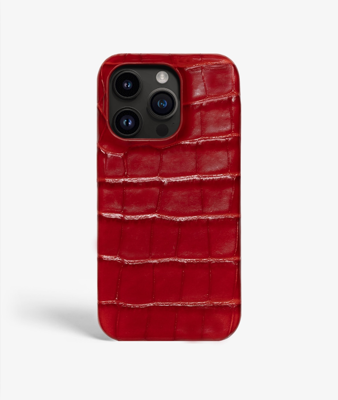 iPhone 14 Pro Max Skal Croco Red