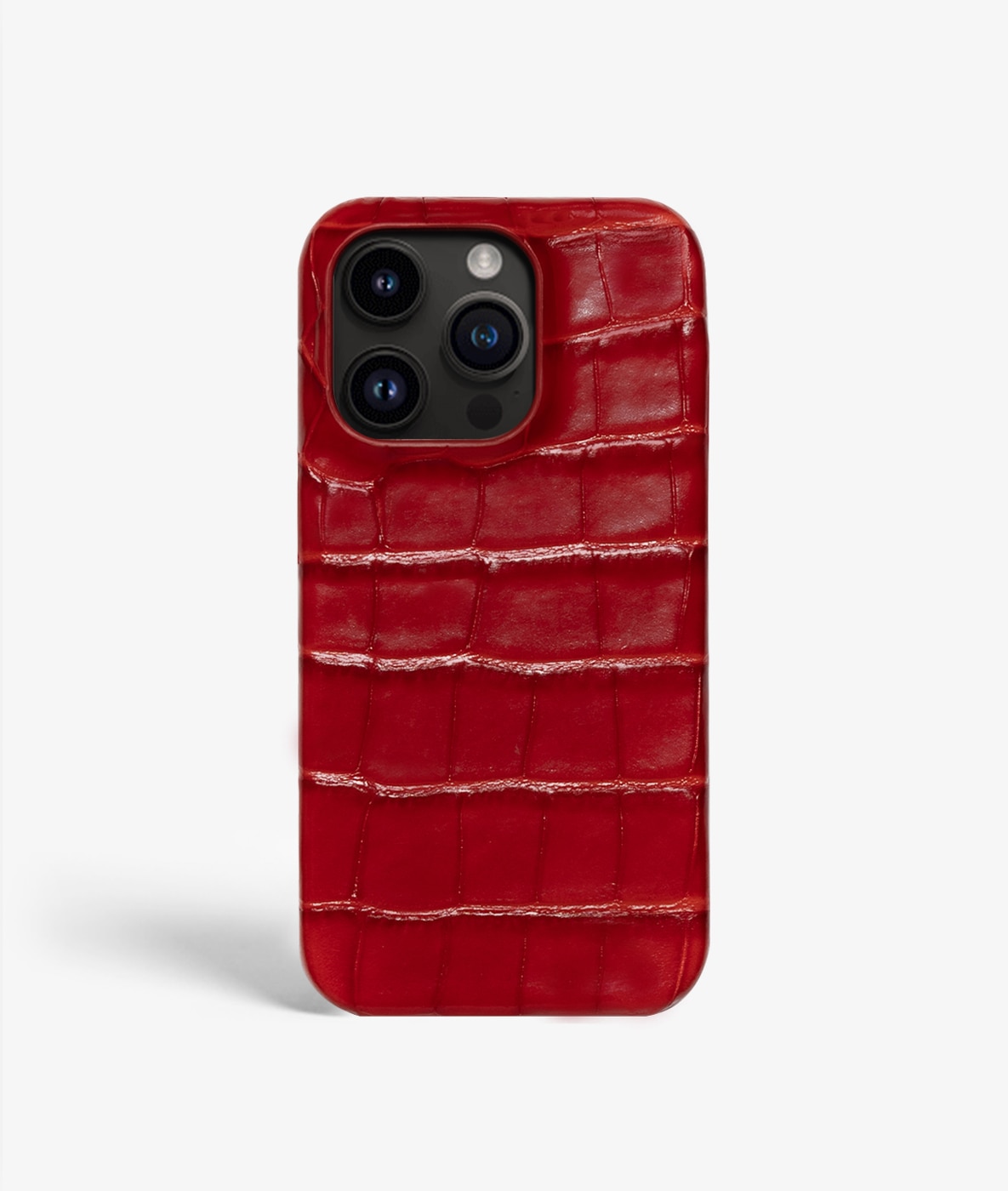 iPhone 14 Pro Skal Croco Red