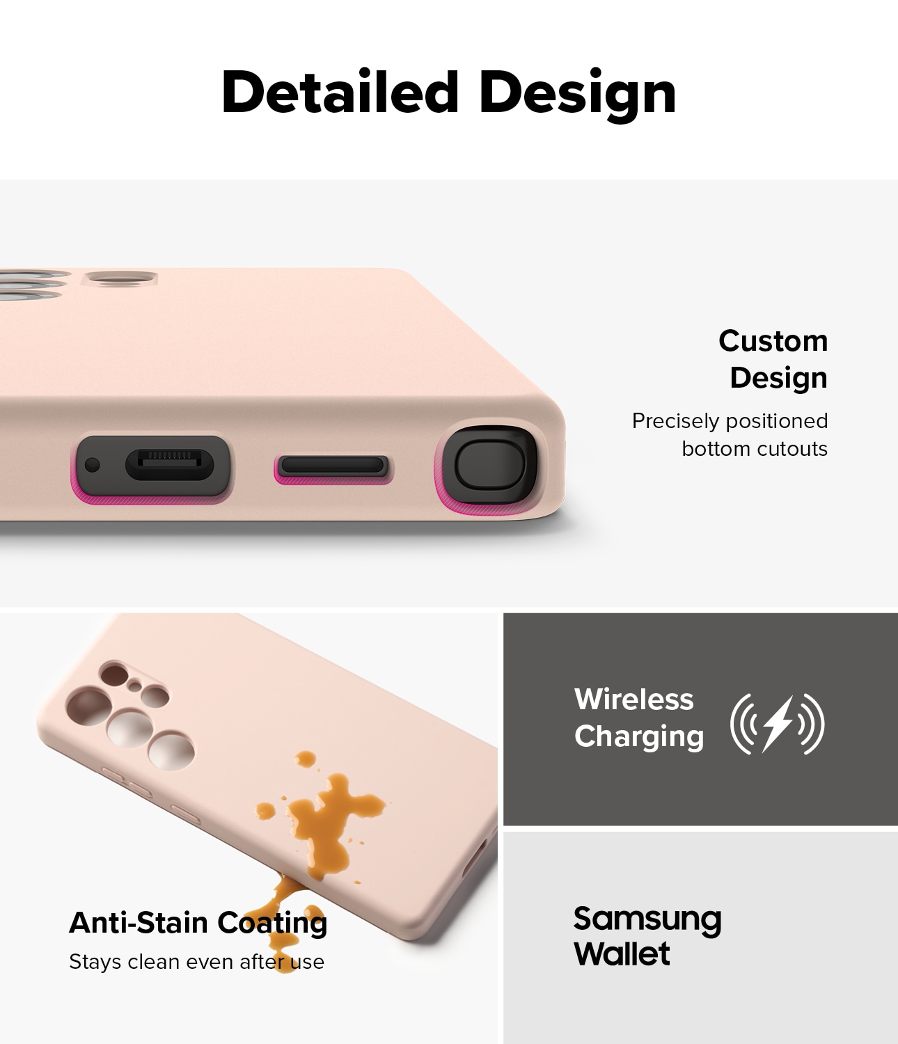 Samsung Galaxy S25 Ultra MagSafe silikonskal, Pink Sand