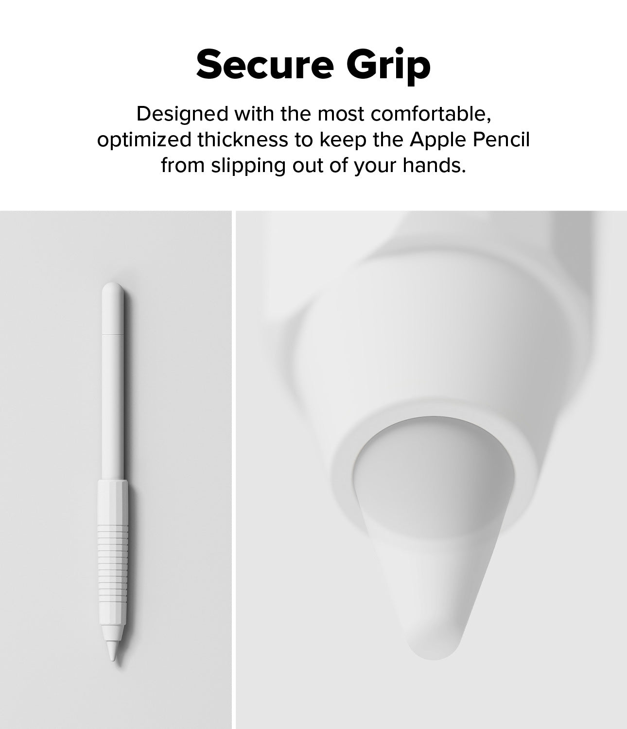 Apple Pencil Grip i silikon, vit