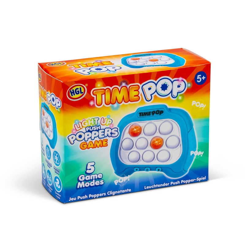 Time Pop Push Poppers spel, blå