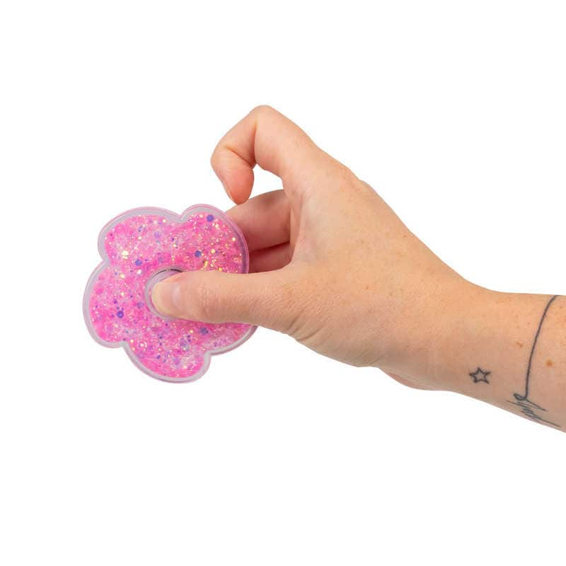 Glittrande Fidget Spinner blomma