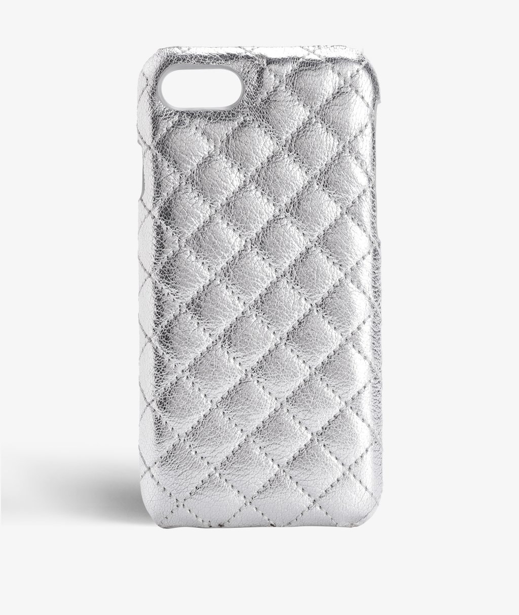 iPhone SE 2020 Skal Quilted Metallic Silver