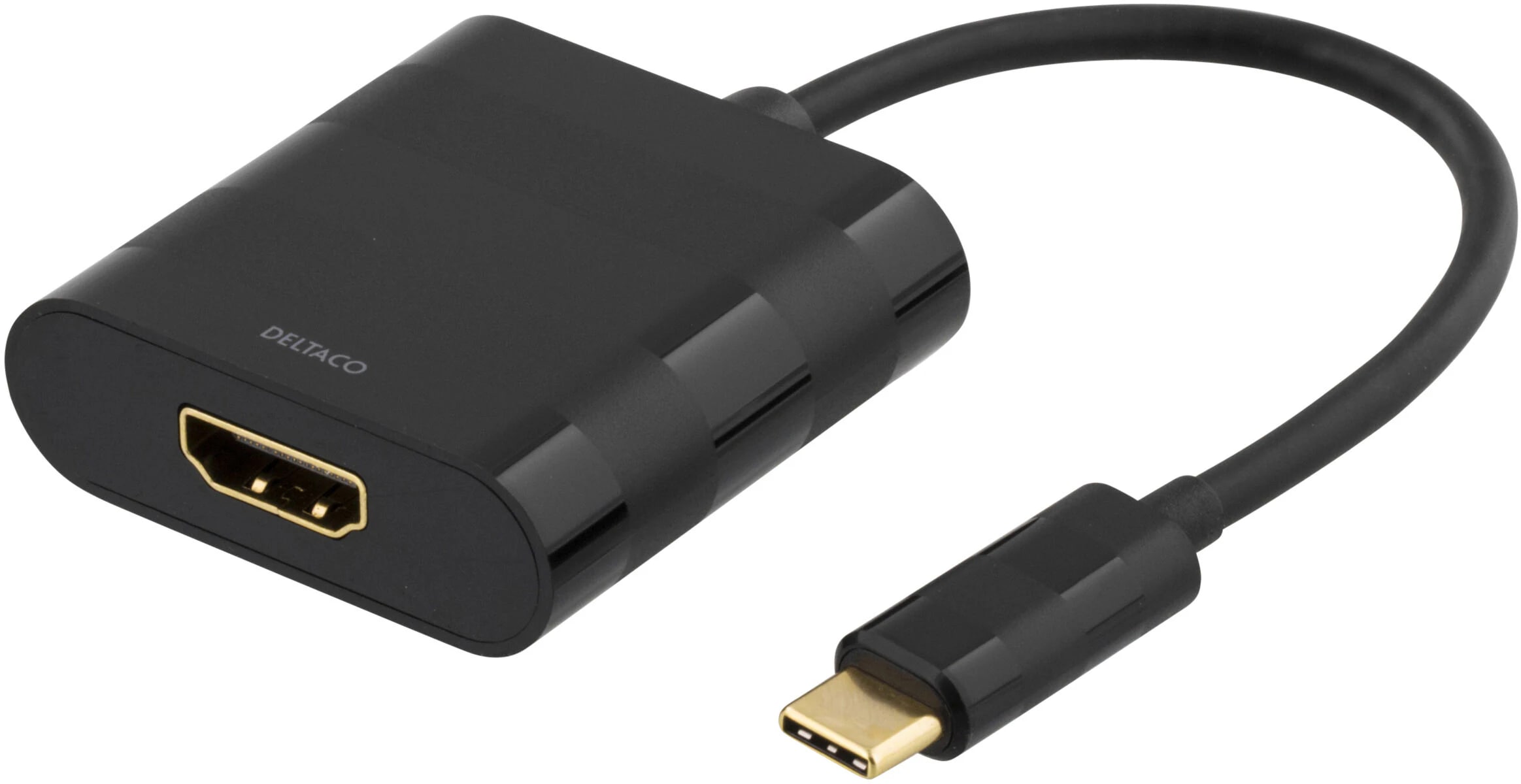 USB-C till HDMI adapter 4K UHD, svart