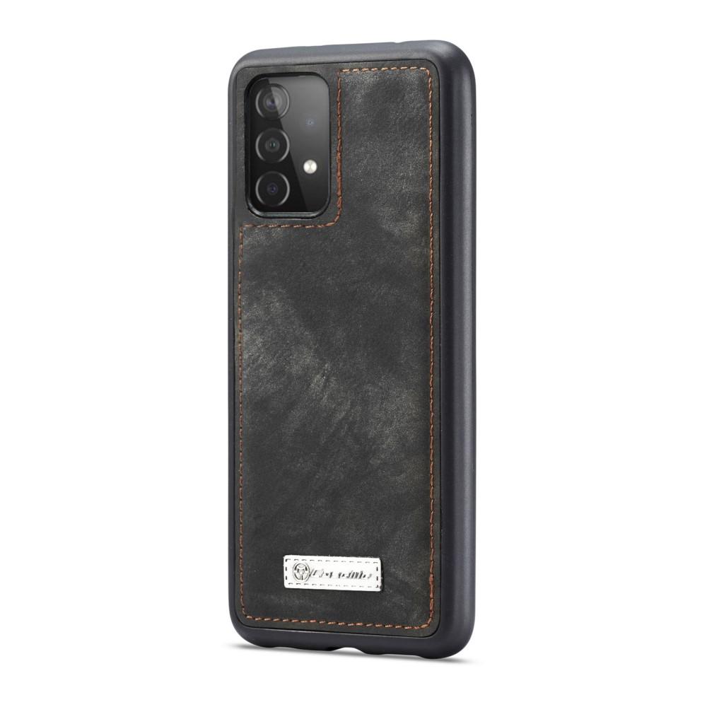 Galaxy A52/A52s Rymligt plånboksfodral med många kortfack, grå