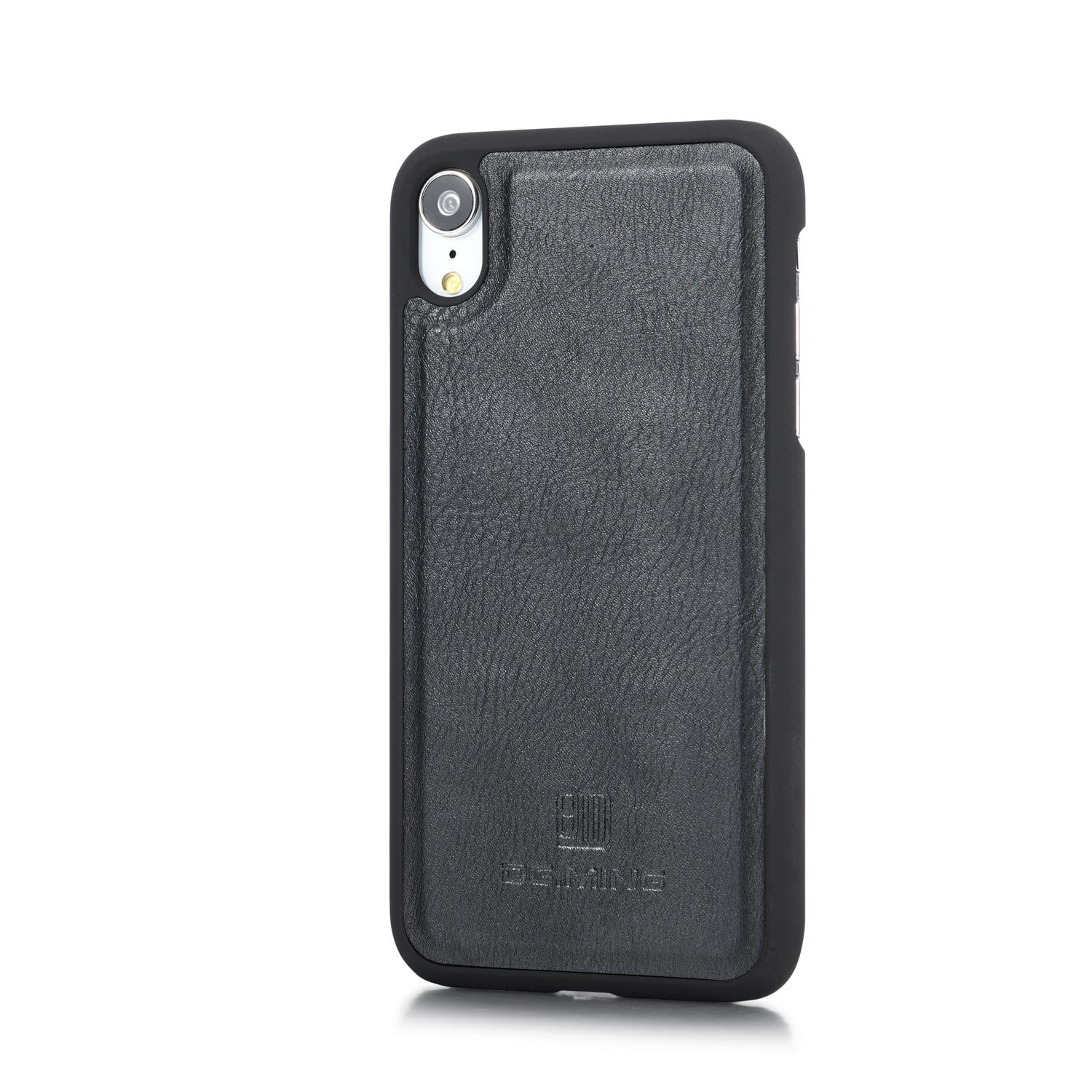Apple iPhone XR Plånboksfodral med avtagbart skal, svart