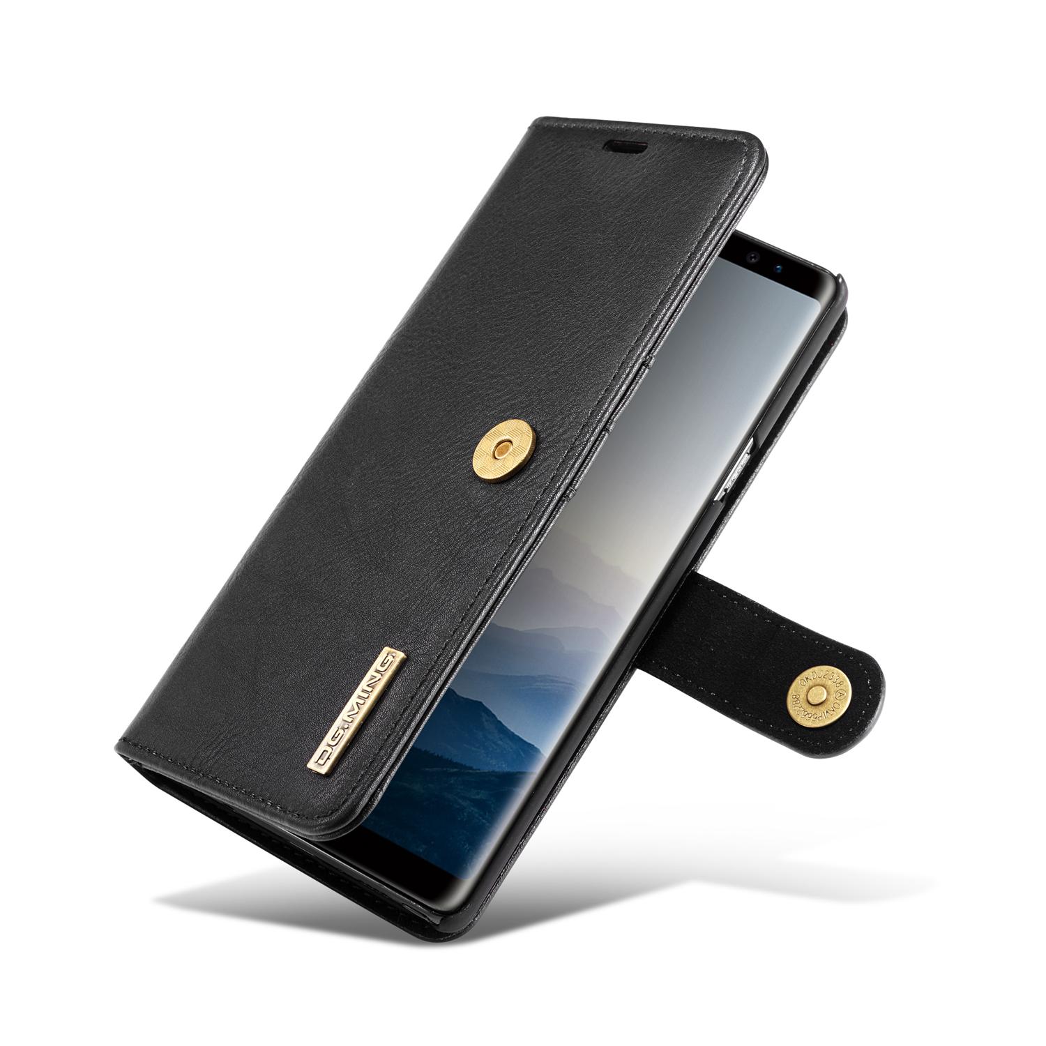 Galaxy Note 9 Plånboksfodral med avtagbart skal, svart