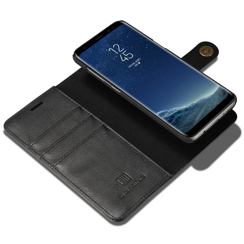 Galaxy S8 Plus Plånboksfodral med avtagbart skal, svart