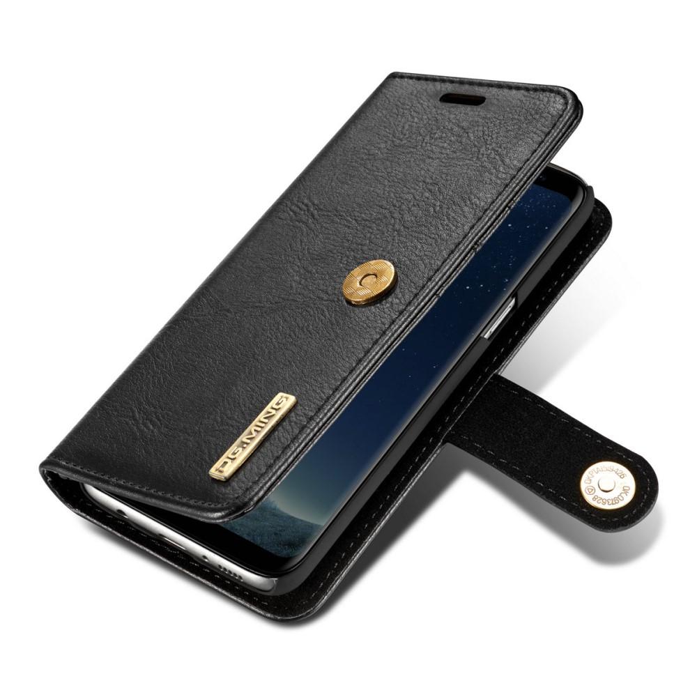 Galaxy S8 Plus Plånboksfodral med avtagbart skal, svart