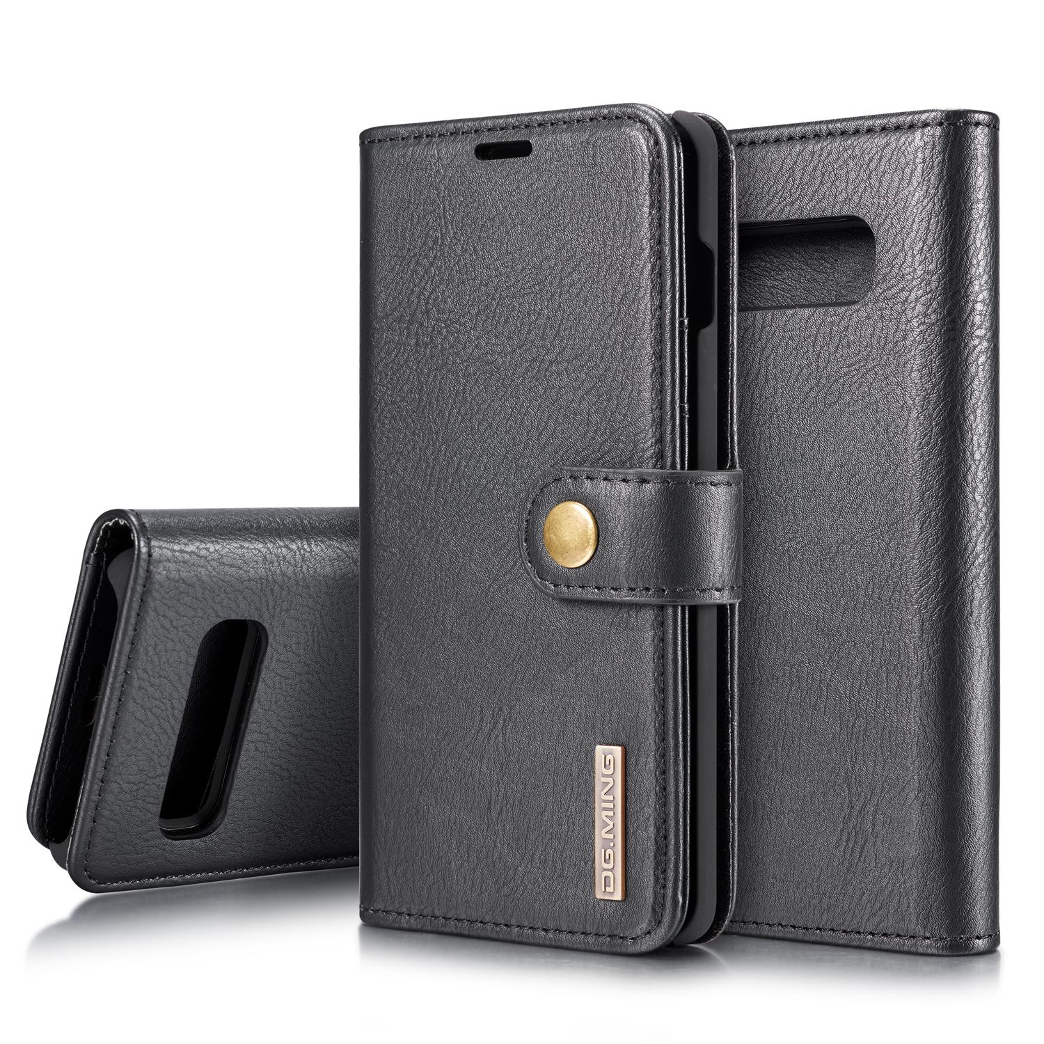 Samsung Galaxy S10 Plus Plånboksfodral med avtagbart skal, svart