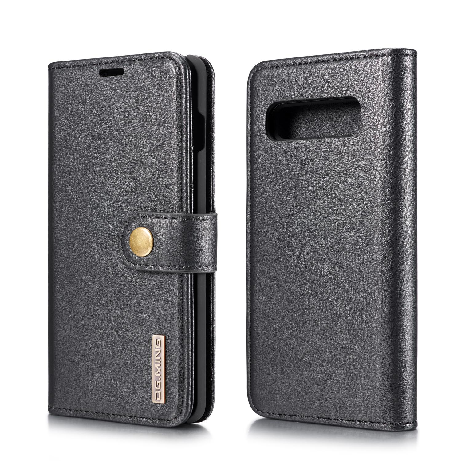 Samsung Galaxy S10 Plus Plånboksfodral med avtagbart skal, svart