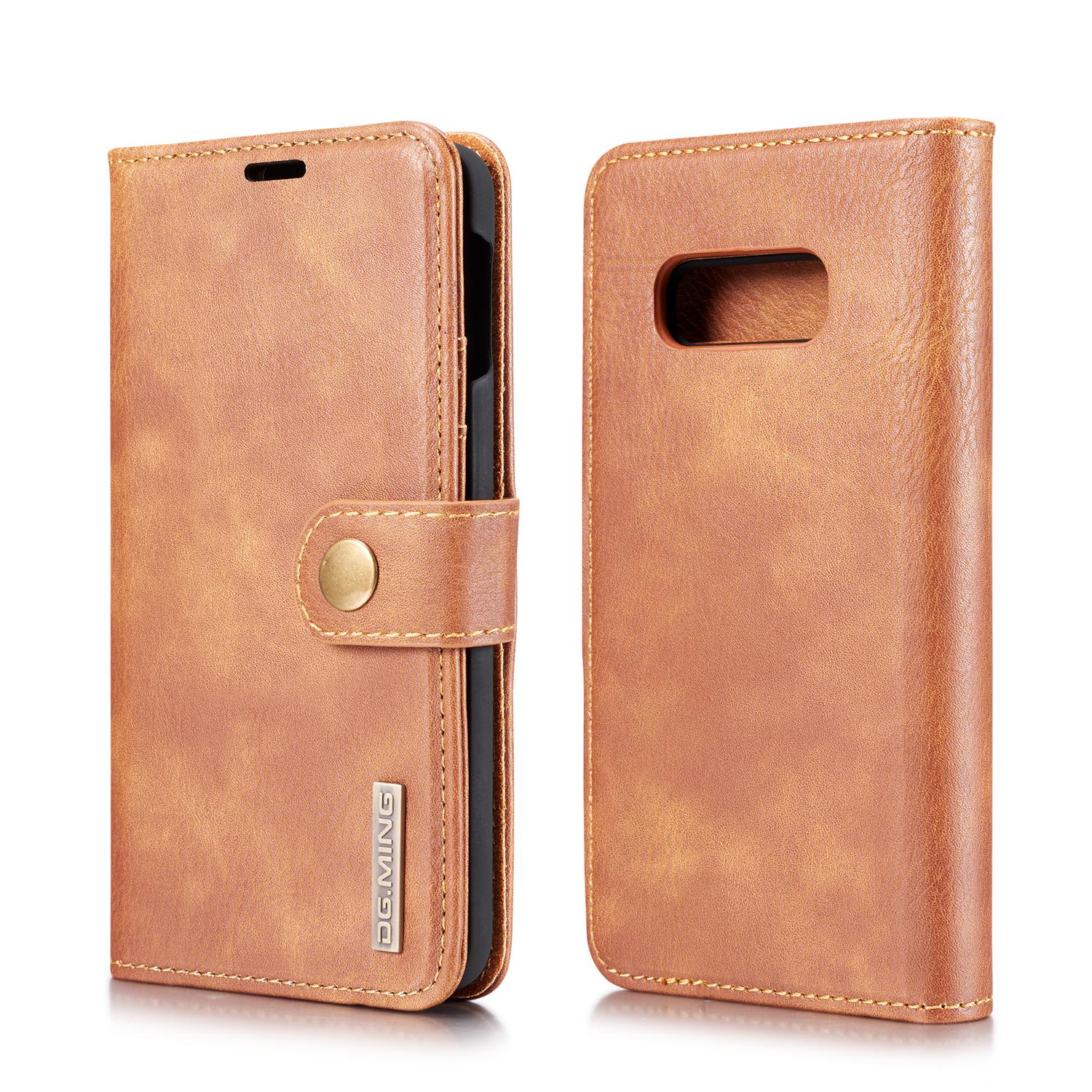Samsung Galaxy S10e Plånboksfodral med avtagbart skal, cognac