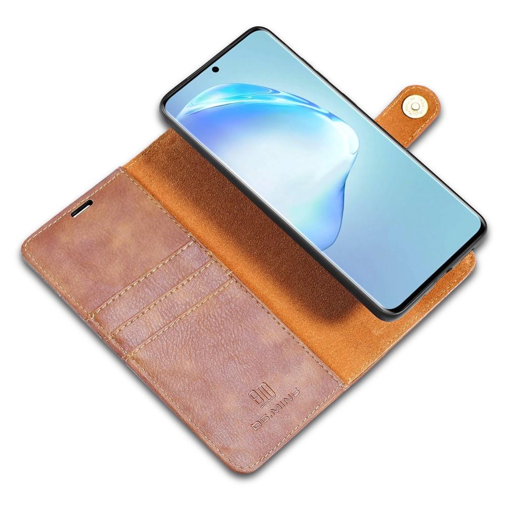 Samsung Galaxy S20 Ultra Plånboksfodral med avtagbart skal, cognac