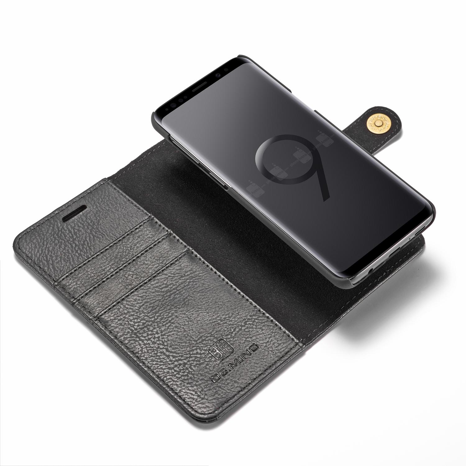 Samsung Galaxy S9 Plånboksfodral med avtagbart skal, svart