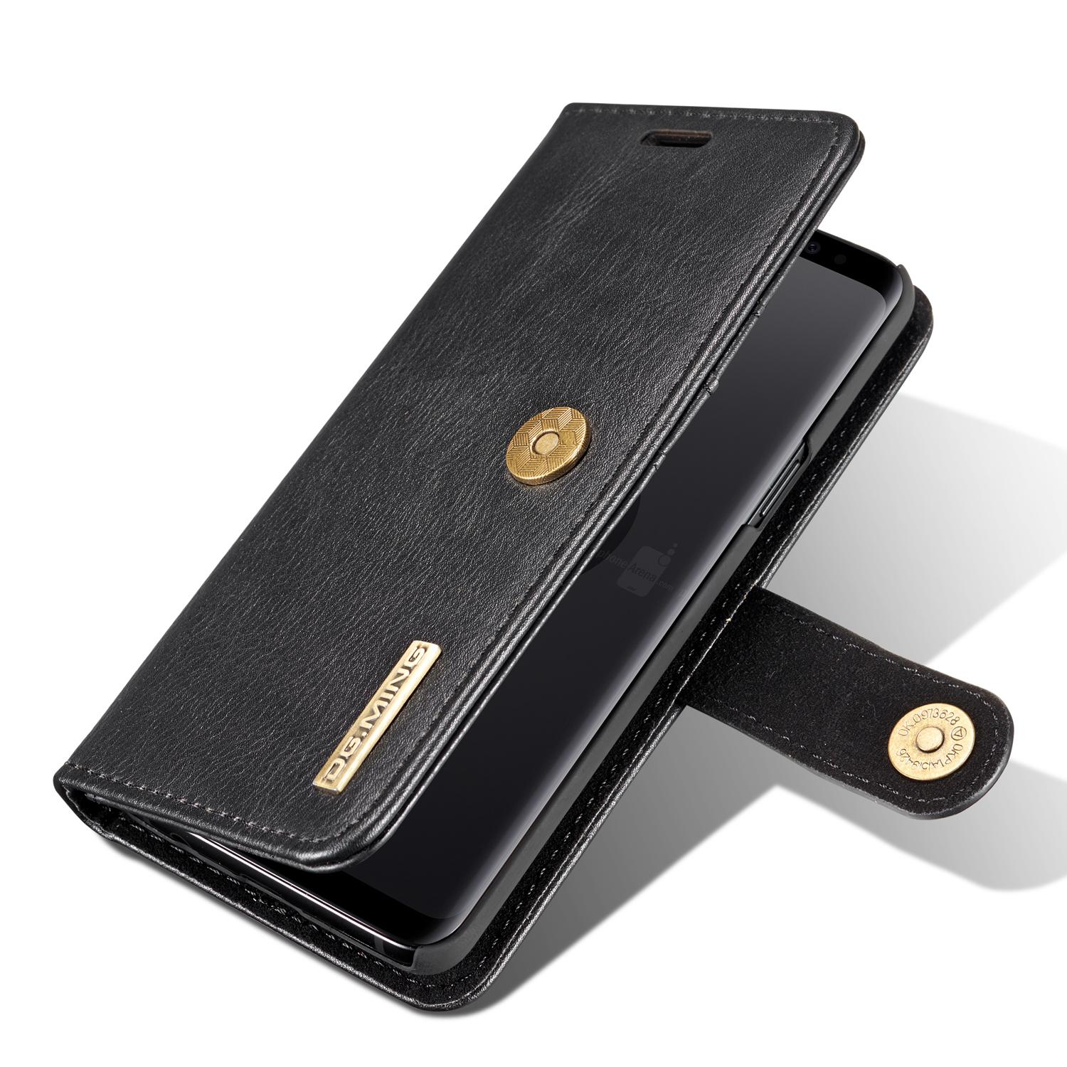 Samsung Galaxy S9 Plånboksfodral med avtagbart skal, svart