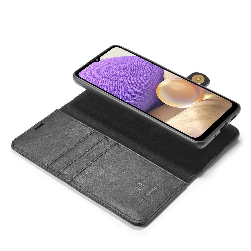 Galaxy A32 5G Plånboksfodral med avtagbart skal, svart
