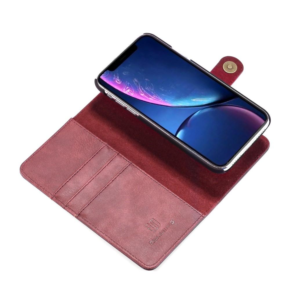 iPhone 11 Plånboksfodral med avtagbart skal, röd