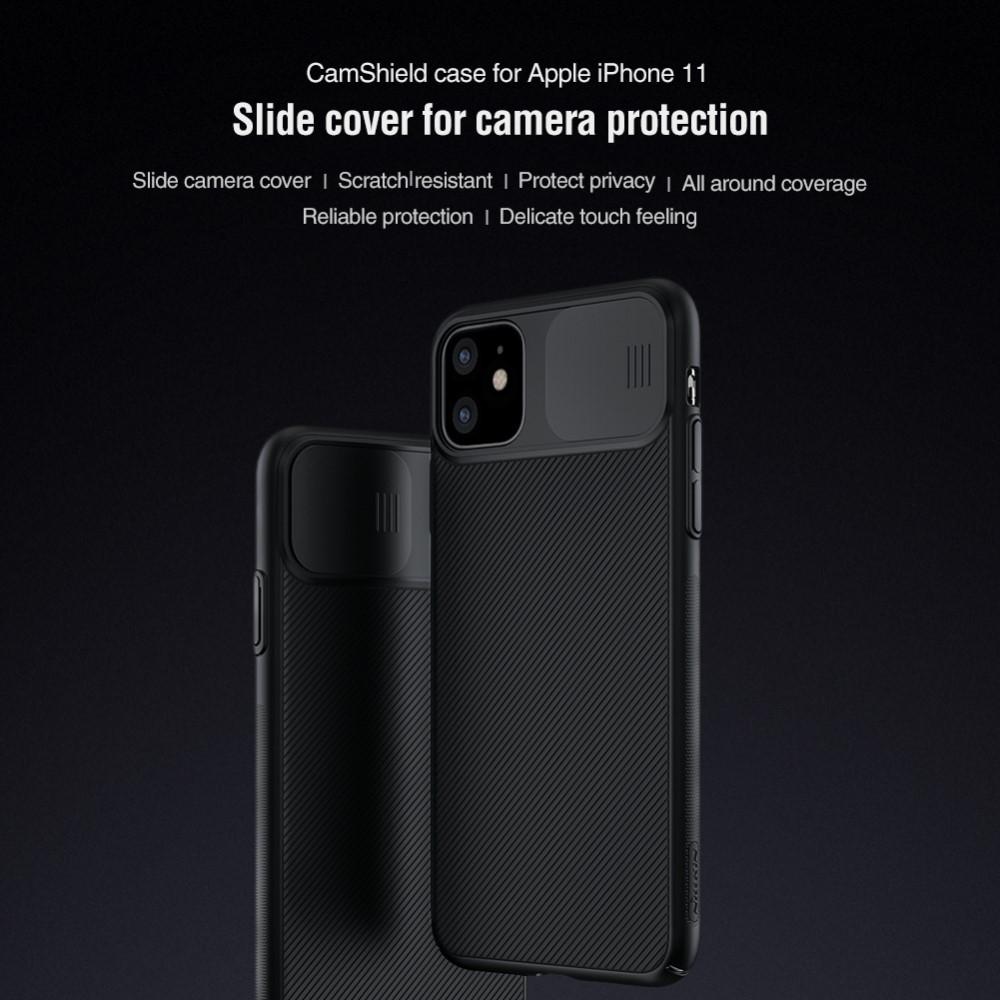 iPhone 11 Skal med kameraskydd - CamShield, svart